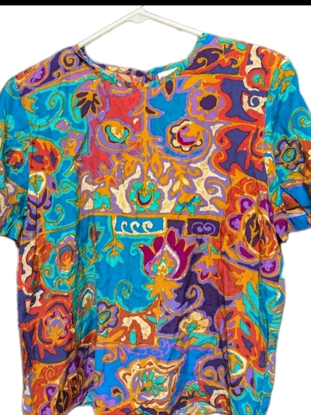 Oversized 80s Jacket And Top Abstract Graphic - Picture 2 of 9